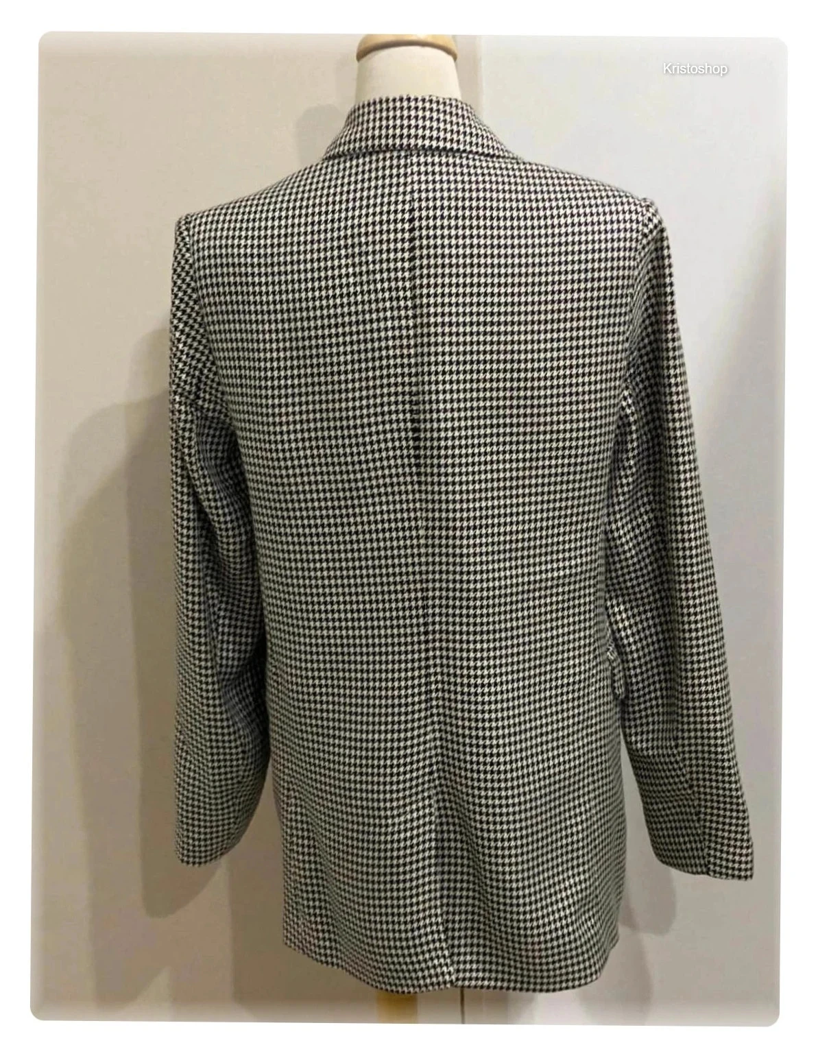 Jaqueta Vintage Blazer Lefties xadrez cinza Tamanho L – photo 6